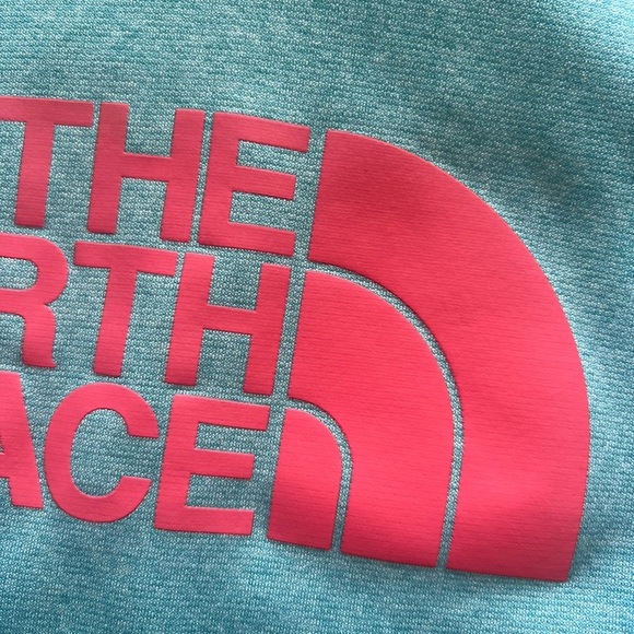The north face athletic fleece hoodie sweatshirt small blue front pocket S - Picture 10 of 14